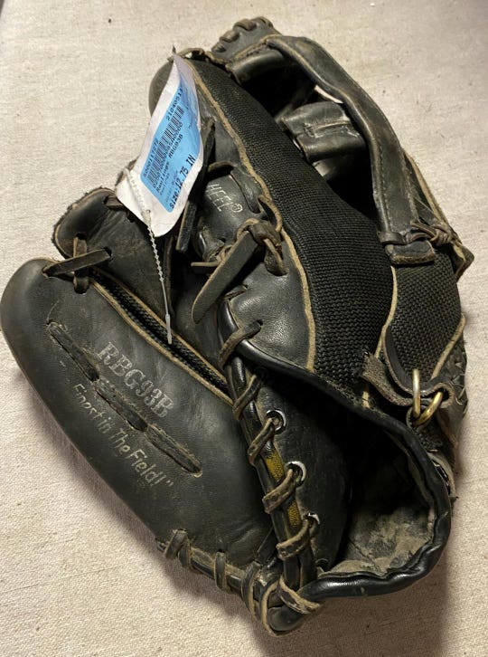 Used Rawlings Rbg93b 12 3 4" Baseball & Softball Fielders Gloves