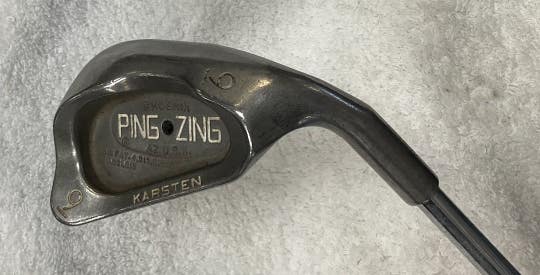 Used Ping Zing Black Dot 9 Iron Stiff Flex Steel Shaft Individual Irons