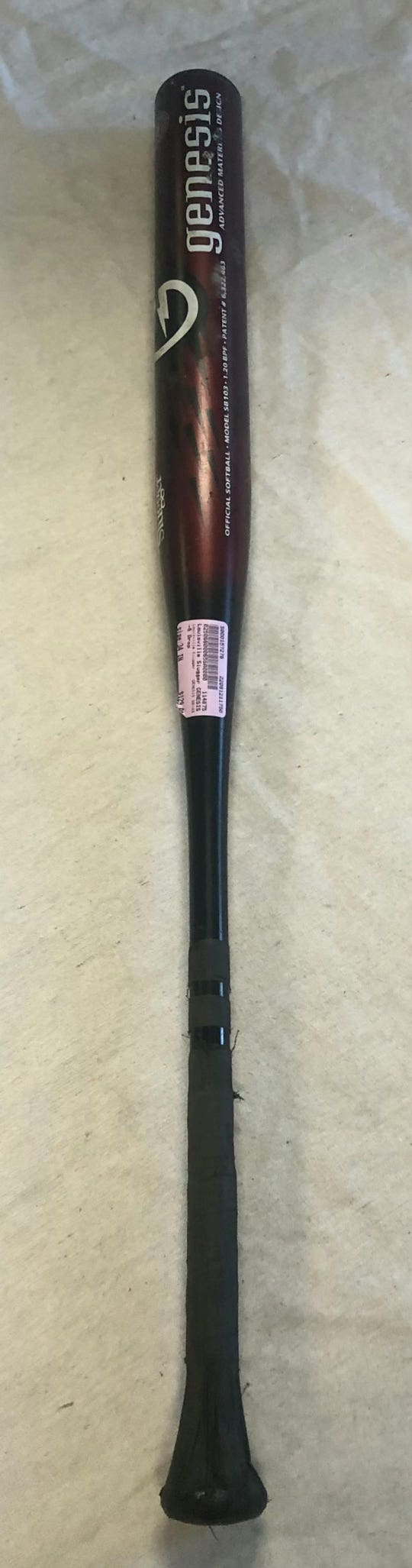 Used Louisville Slugger Genesis Sb103 34" -6 Drop Slowpitch Bats