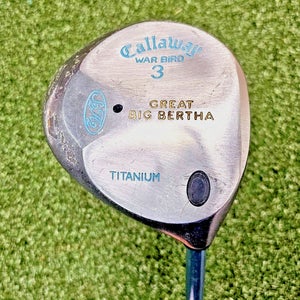 Callaway War Bird Great Big Bertha 3 Wood / RH / Ladies Graphite ~42.75" /jd7013