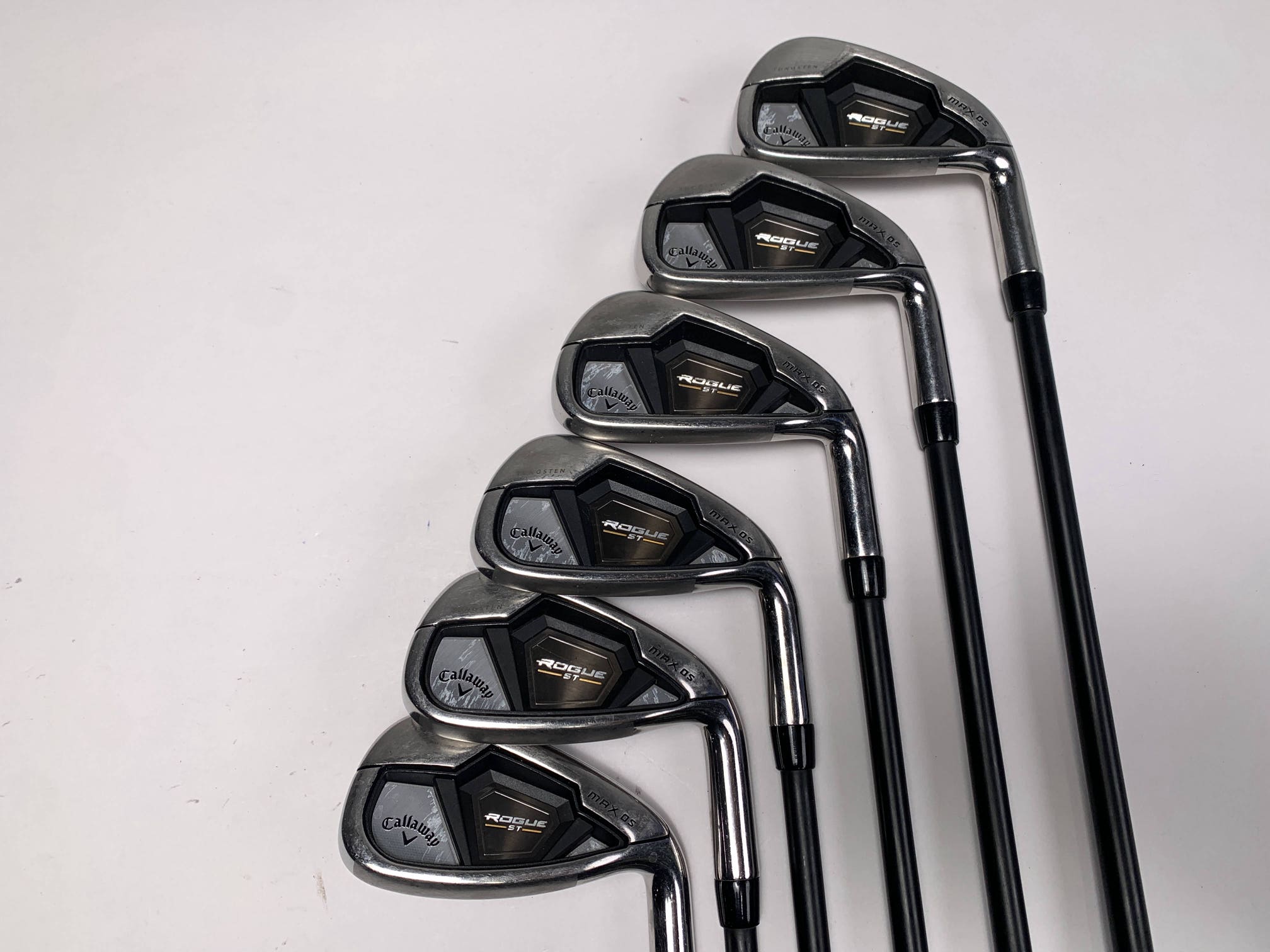Callaway Rogue ST Max OS Iron Set 5-PW Project X Cypher Sixty 5.5 Regular RH