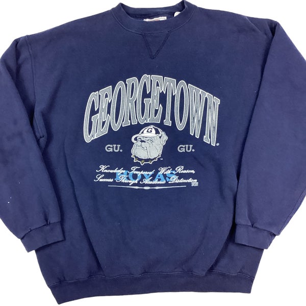 Vintage Georgetown Hoyas 90s Crewneck sweatshirt. Made in the USA. XL