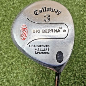 Callaway Big Bertha S2H2 3 Wood  / RH / Stiff Graph ~43.25" / Nice Grip / jd7015