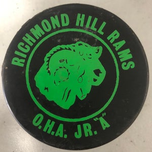Richmond Hill Rams puck (OHA Jr A)
