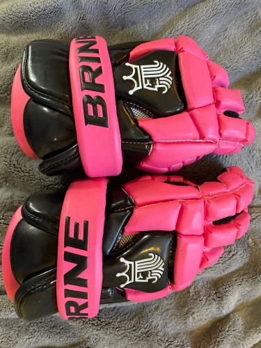 Used  Brine 12" Lacrosse Gloves