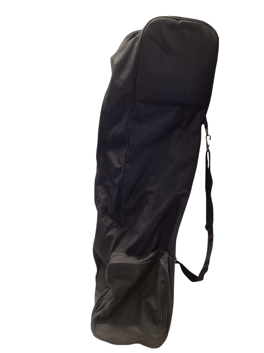 Used Black Bag Travel Bag Soft Case Wheeled Golf Travel Bags