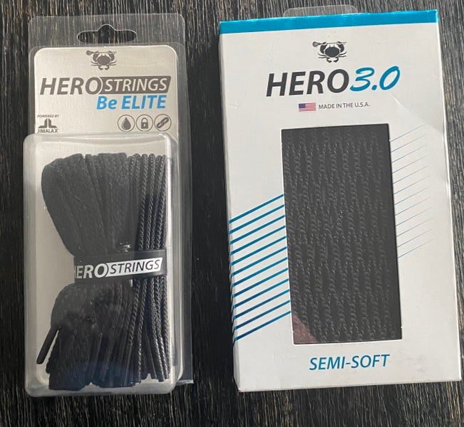 ECD Hero 3.0 Semi Soft Lacrosse Mesh and String Kit. Brand New - Never Opened, Black