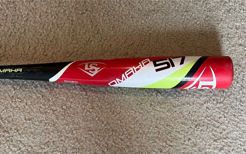 Used BBCOR Certified Alloy (-3) 28 oz 31" Omaha 517 Bat