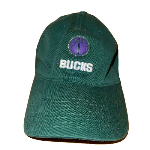 Vintage Milwaukee Bucks Basketball Reebok Strapback Hat Cap