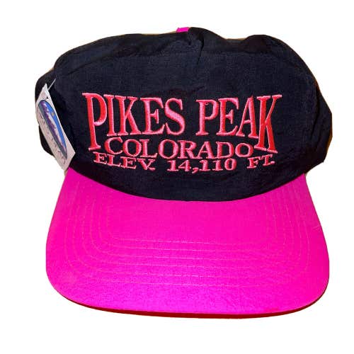 Vintage NWT Pikes Peak Colorado Snapback Hat Cap Made in USA Rare