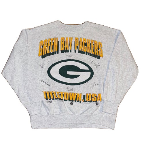 Vintage 1996 Green Bay Packers Titletown USA Crewneck Sweatshirt Size L/XL USA