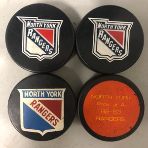 North York Rangers Puck (OHA Jr A)