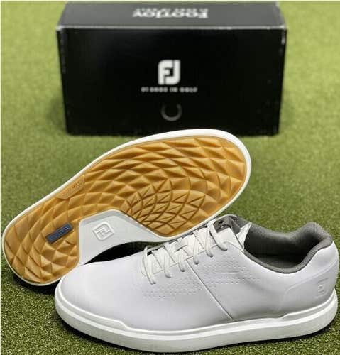 NEW FootJoy Contour Casual Men's Golf Shoes 54088 White 9.5 Medium (D) #99999