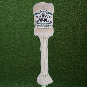VINTAGE CALLAWAY GREAT BIG BERTHA TITANIUM LADIES GEMS DRIVER HEADCOVER ~ L@@K!!
