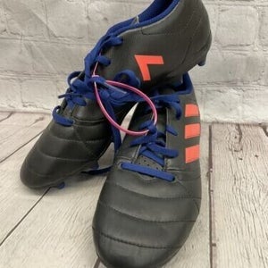 Adidas Womens Ace 17.4 FG S77070 Size 7 Black Leather Soccer Cleats Shoes New