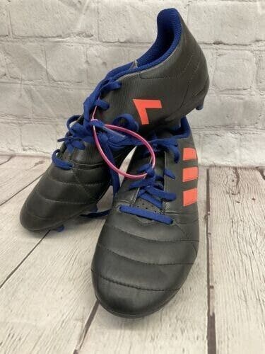Adidas Womens Ace 17.4 FG S77070 Size 7 Black Leather Soccer Cleats Shoes New