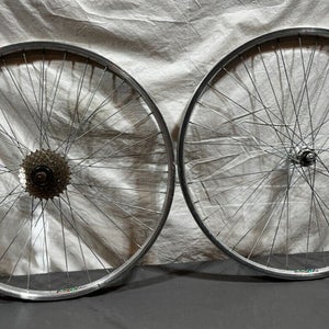 RARE Vintage Ambrosio Off Road Competition 6-Speed 26" Bolt-On Mtn Bike Wheelset