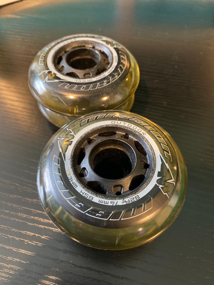 Used Outdoor Mission Wheels 76mm 4ct
