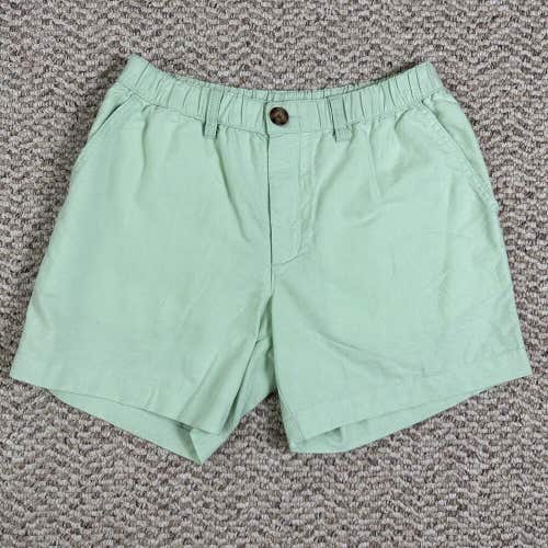 Chubbies Originals Stretch Twill Shorts 5.5” Elastic Waist Mint Green Size S