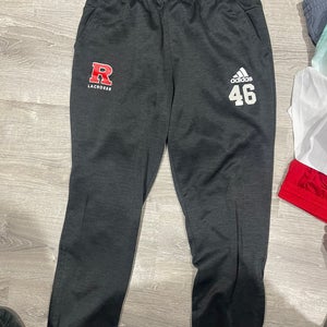 Adidas Rutgers Mens Lacrosse Sweatpants - L #46