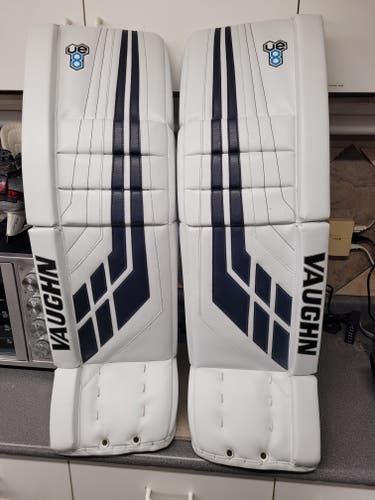 Used 36" Vaughn Velocity VE8 Pro Carbon Goalie Leg Pads