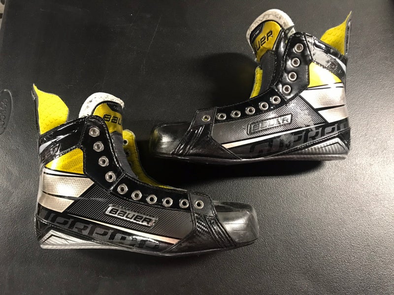 BAUER SUPREME S37 HOCKEY SKATE SIZE 10.5 D BOOT ONLY USED