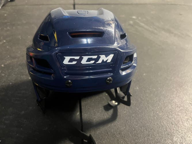 CCM tacks 710 hockey helmet navy sz Medium