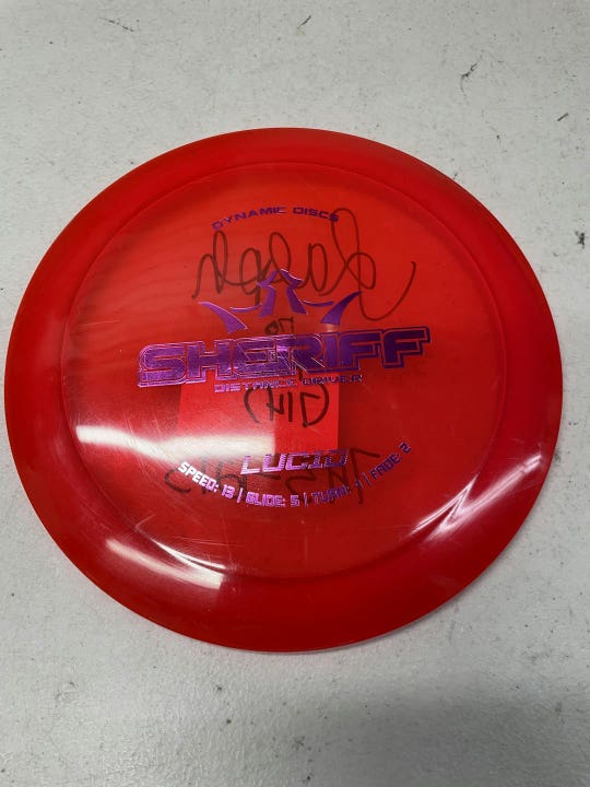 Used Dynamic Discs Lucid Sheriff 170g Disc Golf Drivers