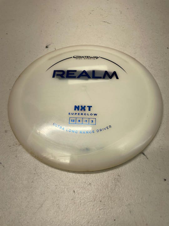 Used Gateway Nxt Super Glow Realm 172g Disc Golf Drivers