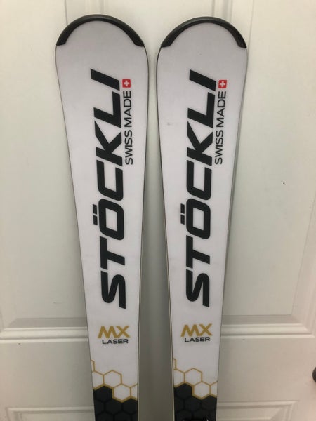 2023 Stockli Laser GS skis with Integrated Salomon Bindings 180cm 