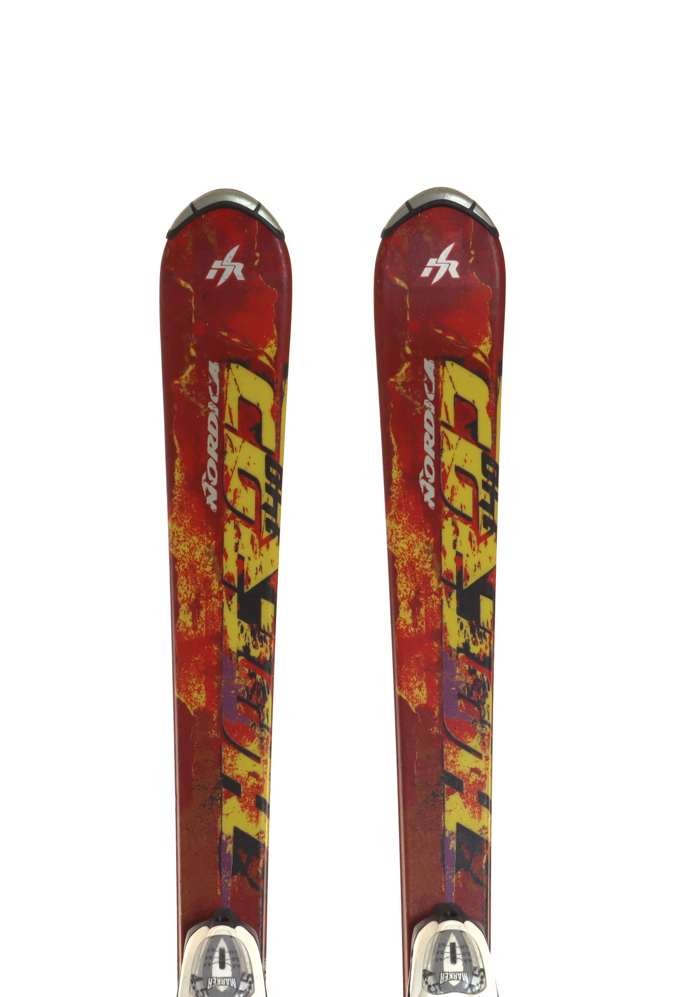 Used 2012 Nordica Hotrod Ski with Marker 4.5 Bindings Size 140 (Option 240097)