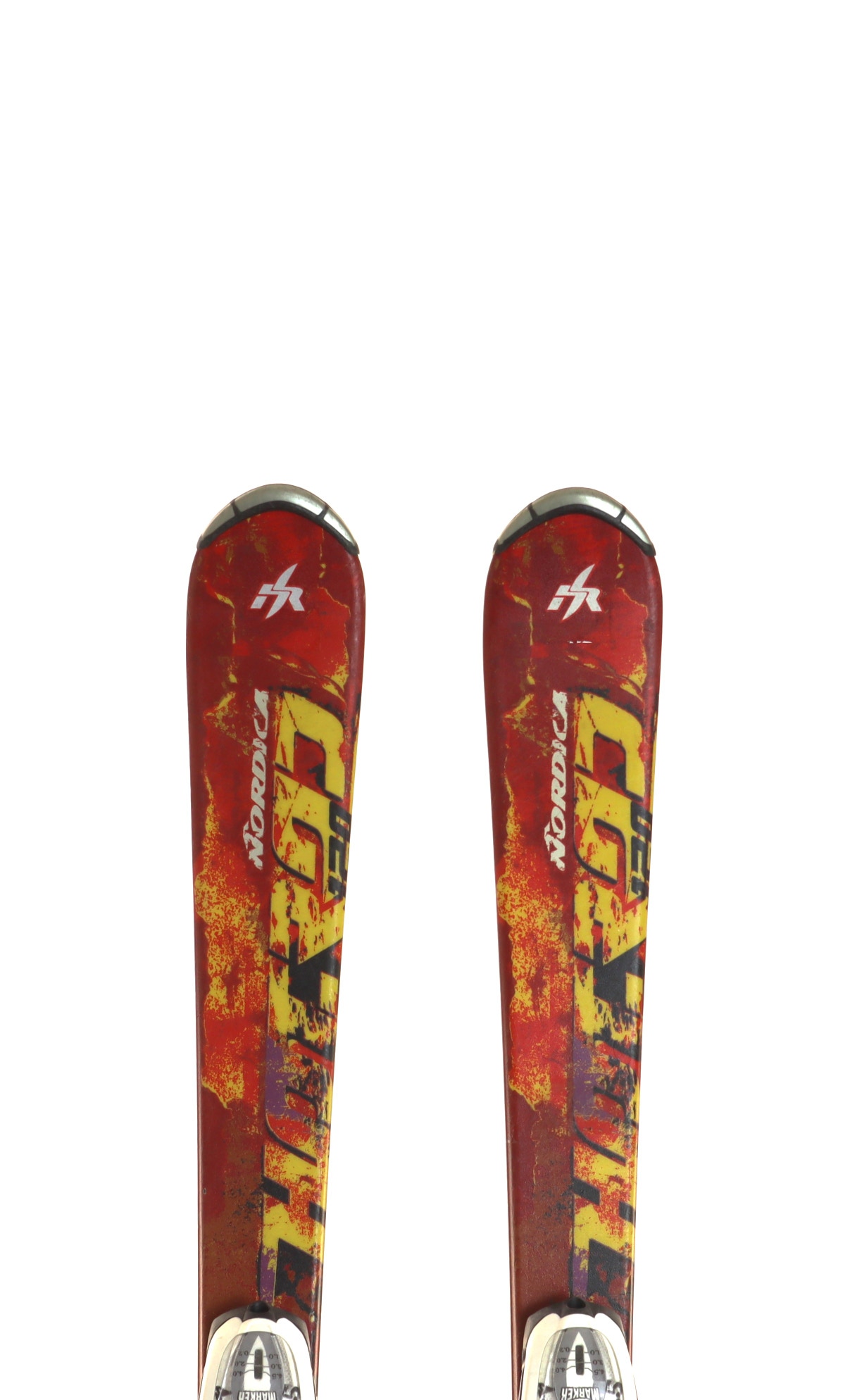 Used 2012 Nordica Hotrod Ski with Marker 4.5 Bindings Size 120 (Option 240099)