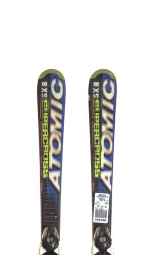 Used 2007 Atomic Supercross Ski with Atomic Mic Bindings Size 130 (Option 240100)