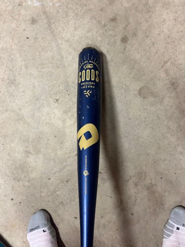 Used BBCOR Certified 2022 DeMarini Alloy The Goods One Piece Bat (-3) 28 oz 31"