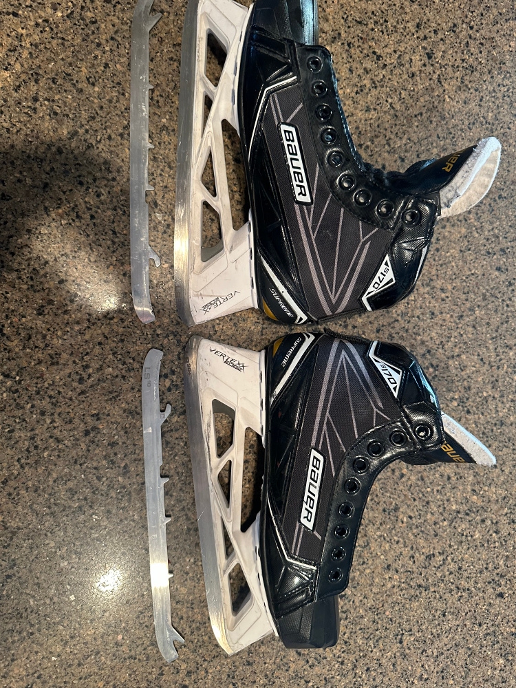 Used Bauer   Size 5.5 Supreme S170 Hockey Goalie Skates