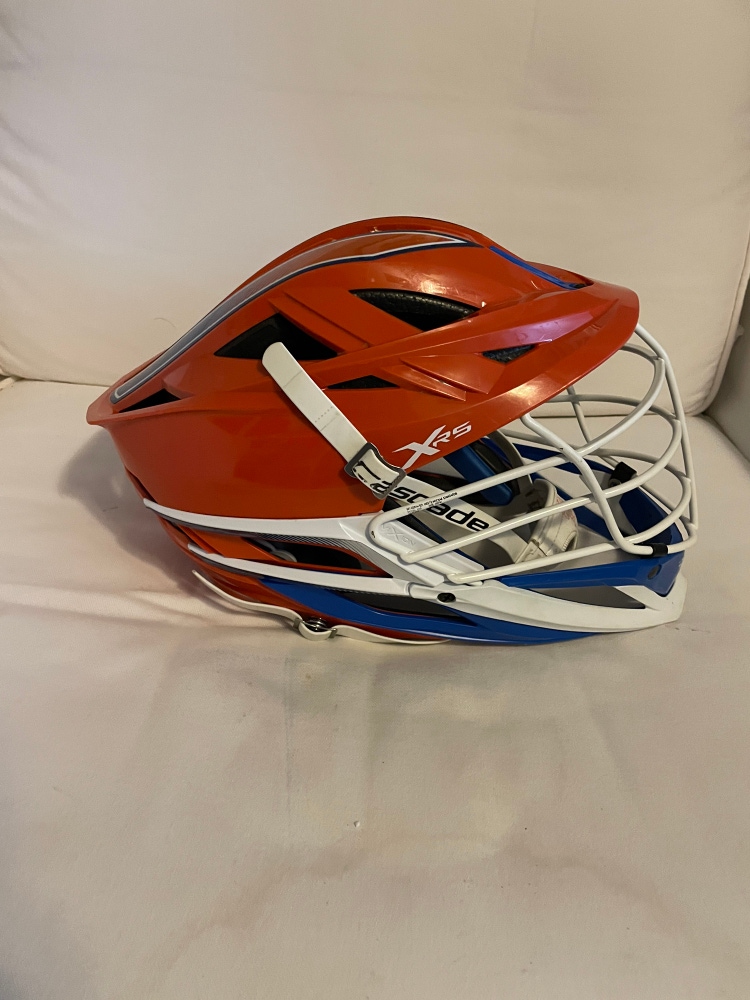 Cascade XRS Helmet - Orange with White Pearl Facemask (Retail: $350)