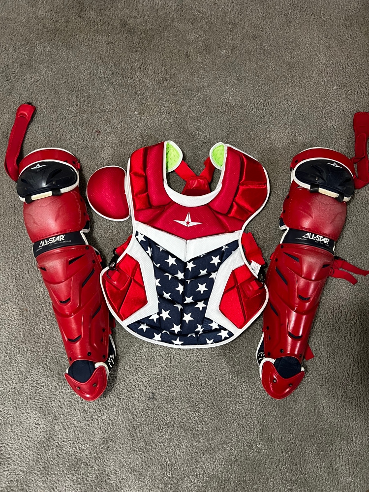 All Star System 7 Axis Catcher's Set *RARE*