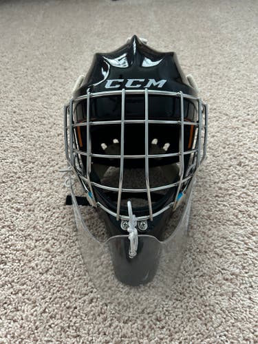 Senior Medium Used CCM Pro Senior Certified Straight Bar Goalie Mask - '17 Model