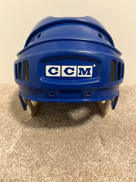 1980s Vintage CCM HT2 Helmet Shell And Ear Guards Made In Canada