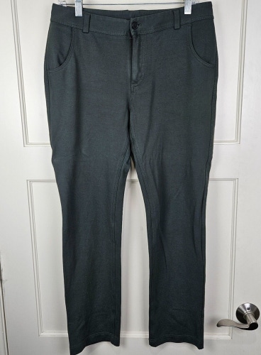 Duluth Trading Wearwithall Slim Leg Pants Womens Green Stretch Size: 10 x 29