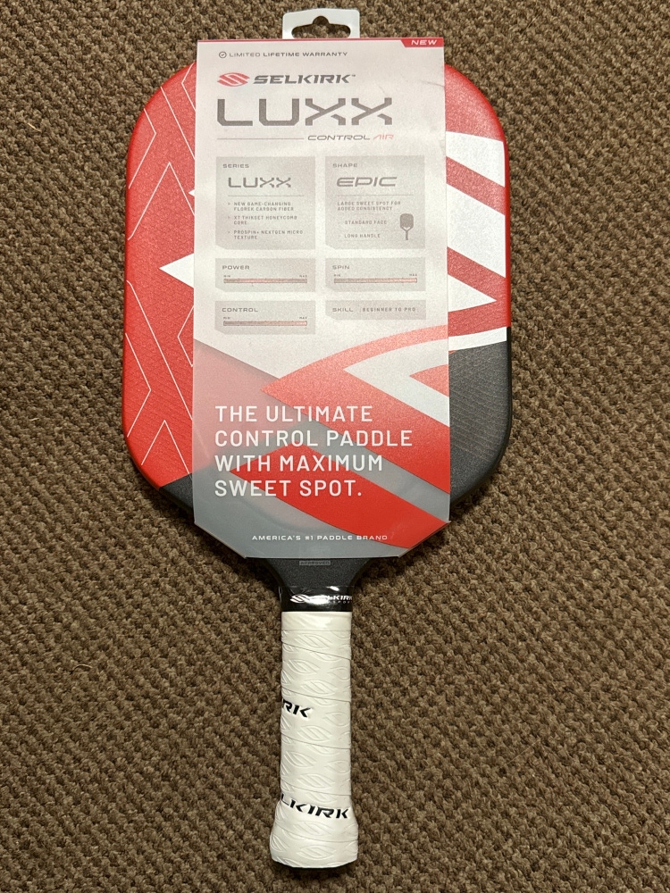 Selkirk LUXX Epic Control Pickleball Paddle | New!
