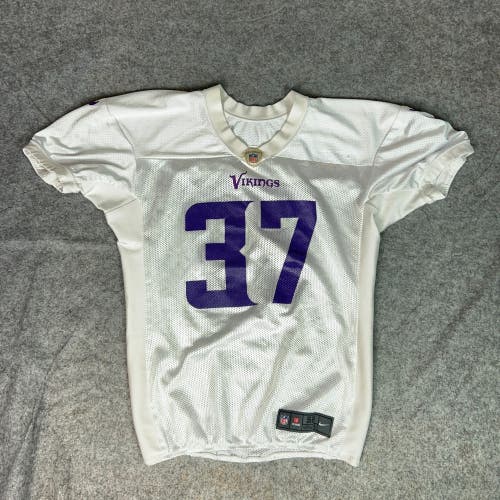 Minnesota Vikings Mens Jersey 52 Extra Large White Purple Team Issued Practice