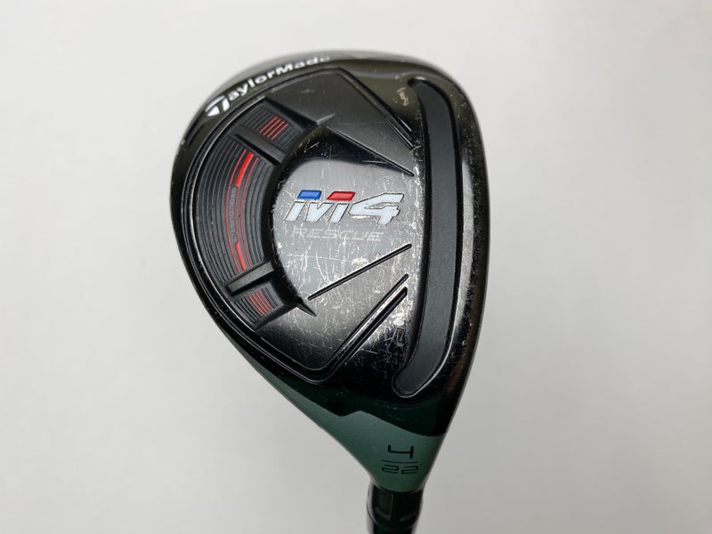 Taylormade M4 4 Hybrid 22* Fujikura Atmos 6R Regular Graphite RH Midsize Grip