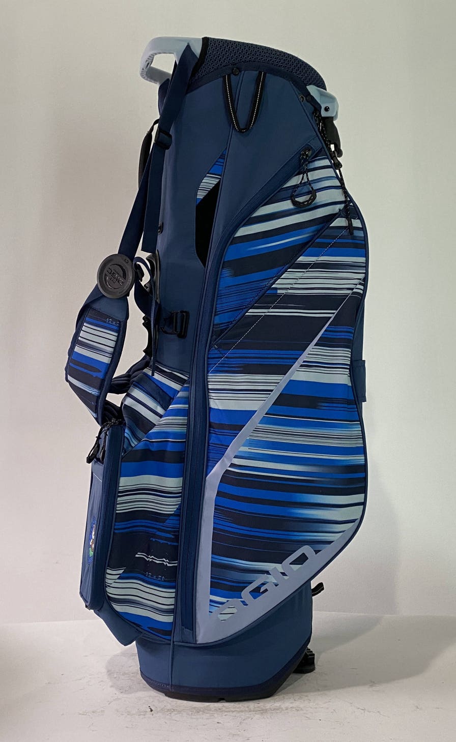 Ogio 2022 Fuse 4 Stand Bag Blue 4-Way Divide Dual Strap Golf Bag