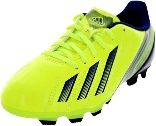 Adidas Youth F5 TRX FG Size 2 Yellow Royal Blue Soccer Cleats NWT