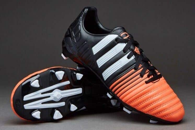 Adidas Youth Nitrocharge 3.0 FG Size 3.5 Orange Black White Soccer Cleats New