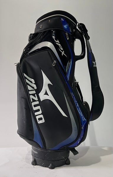 Mizuno JPX Cart Bag Black Blue 5-Way Divide Single Strap Golf Bag