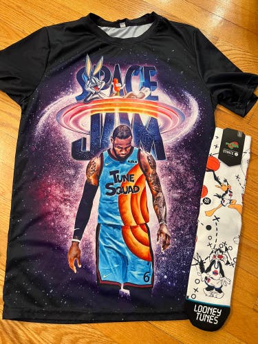 Space jam new shirt and socks