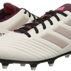 Adidas Womens Predator 18.4 FG Size 6 Cream Maroon Blush Soccer Cleats NWT