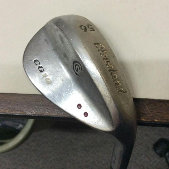 Used Cleveland Cg10 56 Degree Steel Regular Golf Wedges